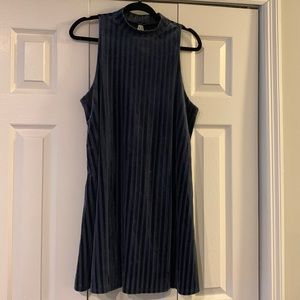 Candies crushed velvet dress in Juniors XL